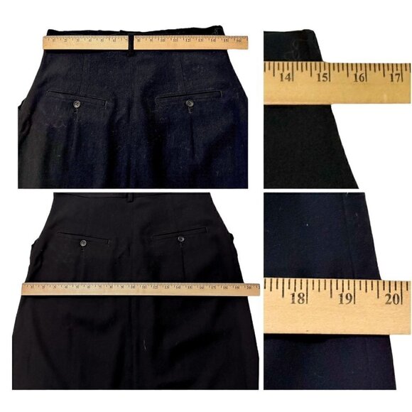 Vintage Y’s Yohji Yamamoto Black wool midi skirt, One size - Picture 11 of 12